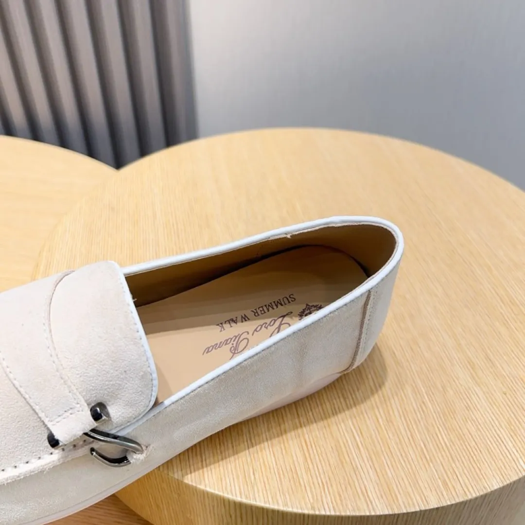 Men's Men's Shoes💰Men's Shoes💰440💰[loro piana] Couple's Style - The new moccasins are made of water-repellent treated suede uppers with rubber soles, a classic. The complex craftsmanship and meticulous structure make the shoes light and soft, allowing you to walk comfortably and freely. Perfect for wearing at the beach or out in the water during the summer. Women’s size: 35-40 Men’s size: 38-45